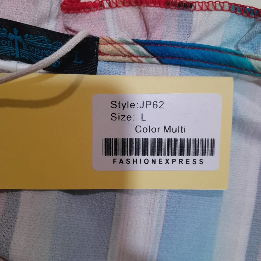 NWT FASHION EXPRESS Women's Jumpsuit Cavenders Western Wear Size L - Picture 6 of 10